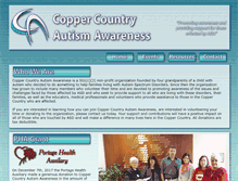 Tablet Screenshot of ccautismawareness.org